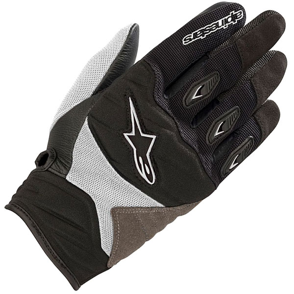 Image of Alpinestars Stella Shore Mixed Gloves - Black / White