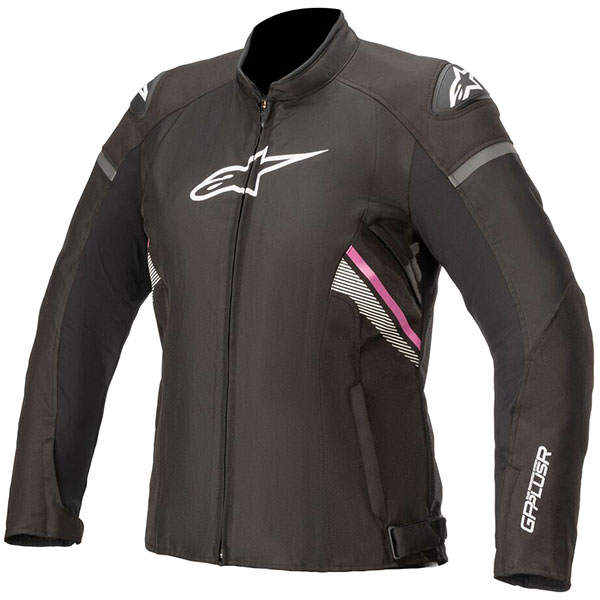 Image of Alpinestars Stella T-GP Plus R V3 Textile Jacket - Black / White / Fuchsia