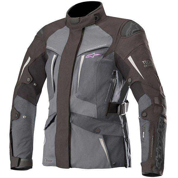 Image of Alpinestars Stella Yaguara Drystar Textile Jacket - Black / Dark Grey
