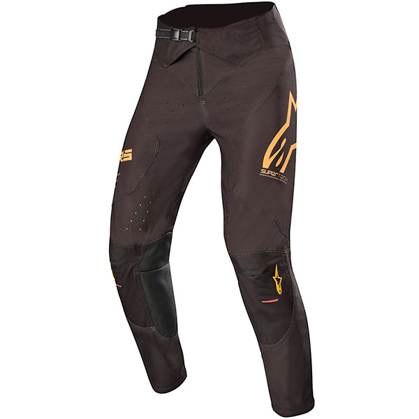 Image of Alpinestars Supertech Pants - Black / Orange / Red