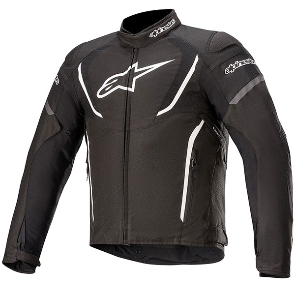 Image of Alpinestars T-Jaws V3 Waterproof Textile Jacket - Black / White