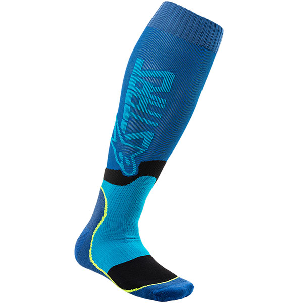 Image of Alpinestars MX Plus-2 Socks - Blue / Cyan