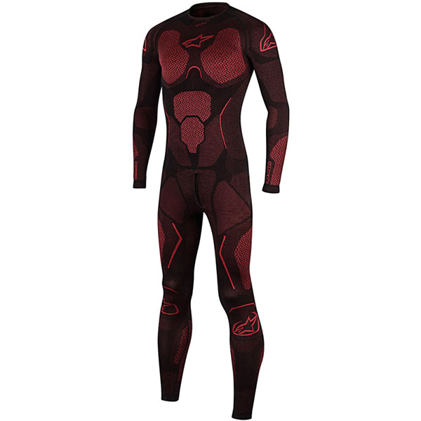 Image of Alpinestars Ride Tech 1PC Summer Undersuit - Black / Red