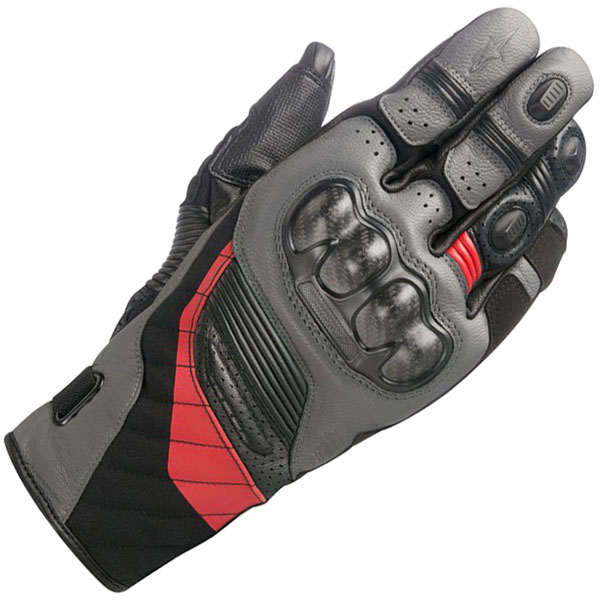 Image of Alpinestars Belize Drystar Gloves - Black / Anthracite / Red