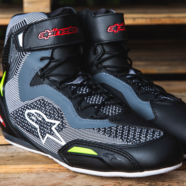 Alpinestars Faster3 Rideknit Shoes Black / Grey / Red