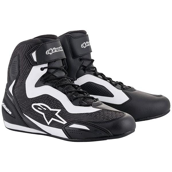 Image of Alpinestars Faster-3 Rideknit Shoes - Black / White