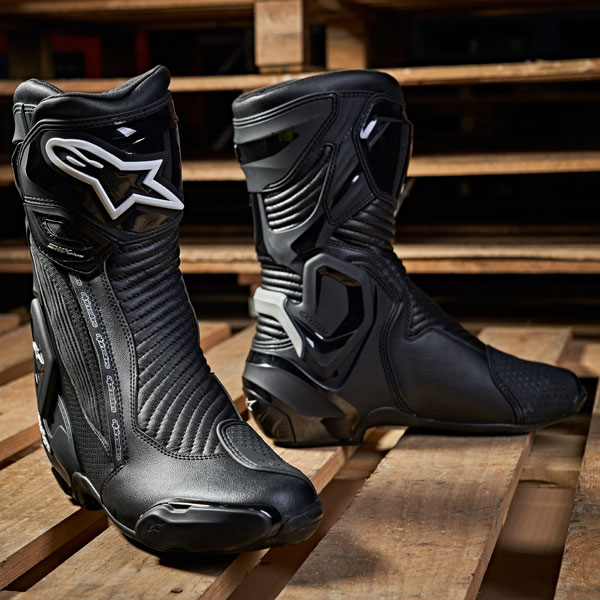 Alpinestars V2 Gore-Tex Boots - Black / Silver - FREE UK DELIVERY