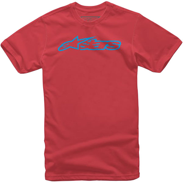 Image of Alpinestars Blaze Classic T-Shirt - Red / Blue