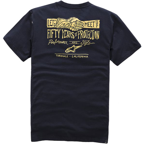 Image of Alpinestars Meet Premium Tee T-Shirt - Indigo