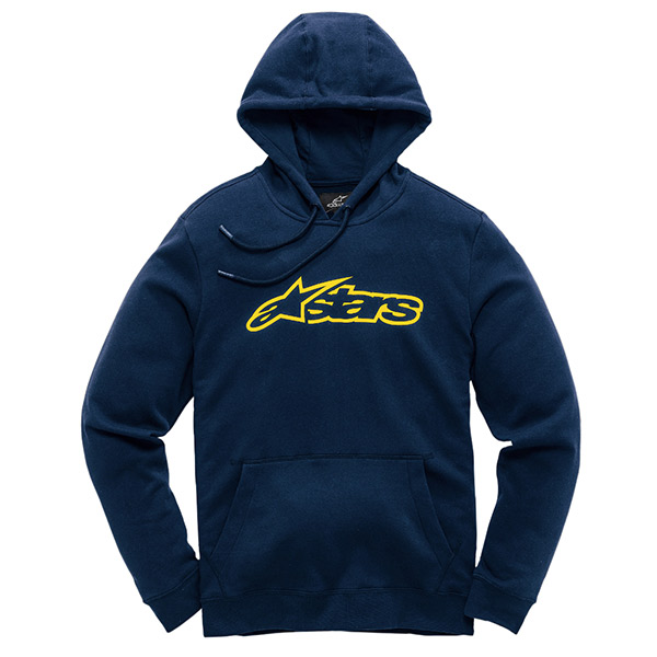 Image of Alpinestars Blaze Hoodie - Navy / Yellow
