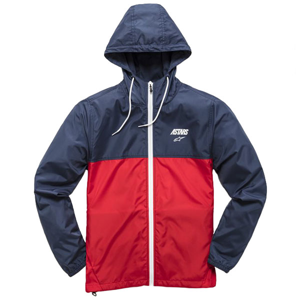 Image of Alpinestars Cruiser Windbreaker Jacket - Navy / Red