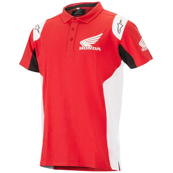 Image of Alpinestars Honda Polo Shirt - Red