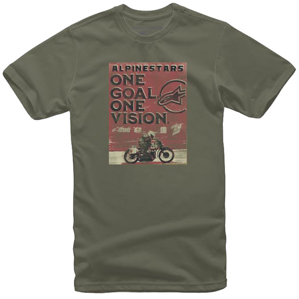 Image of Alpinestars Poster Tee T-Shirt - Military