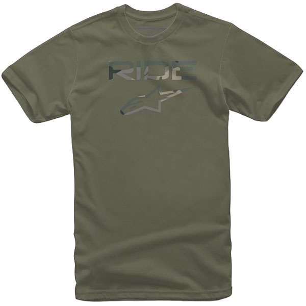 Image of Alpinestars Ride 2.0 Camo T-Shirt - Military