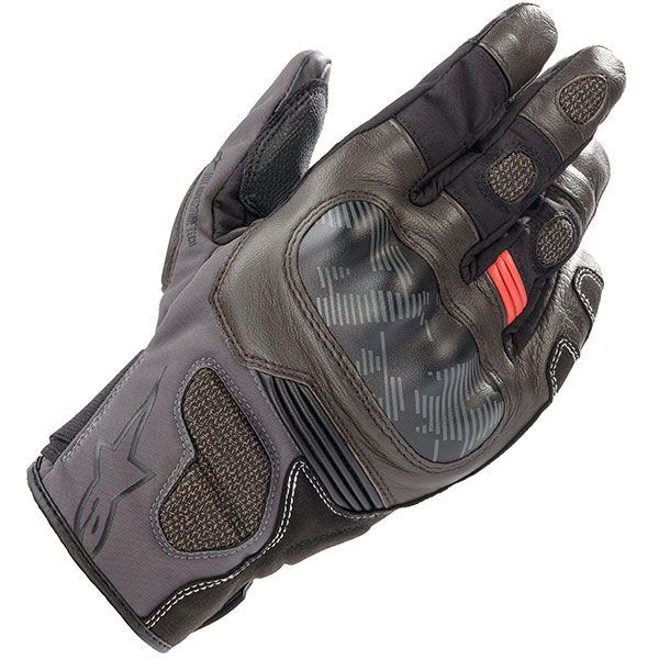 Image of Alpinestars Corozal V2 Drystar Gloves - Black / Brown / Dark Grey