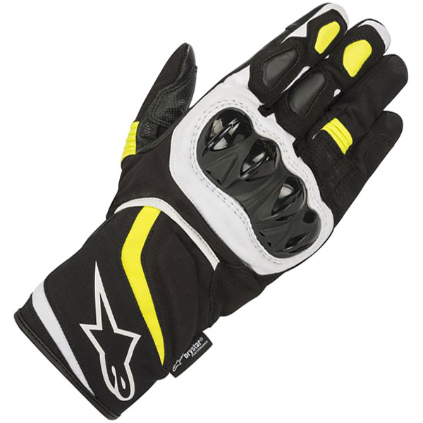 Image of Alpinestars T-SP W Drystar Gloves - Black / Fluo Yellow