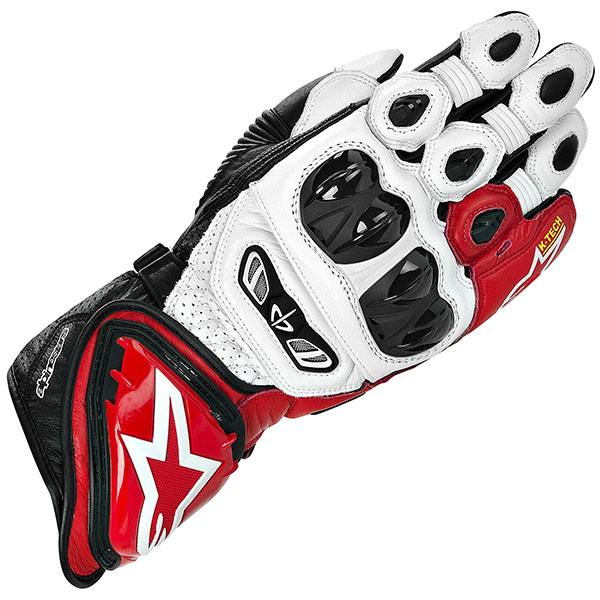 Image of Alpinestars GP Tech Glove - White / Red / Black