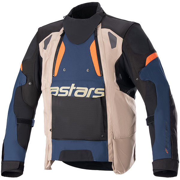Alpinestars Halo Drystar Textile Jacket Dark Blue Dark Khaki