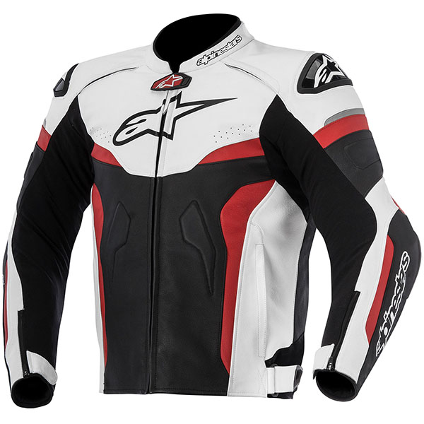Alpinestars Celer Leather Jacket Black White Red Free Uk Alpinestars Celer Leather Jacket Black White Red Thumb 0