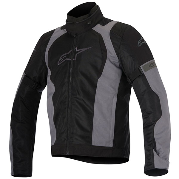 Image of Alpinestars Amok Air Drystar Textile Jacket - Black / Dark Grey