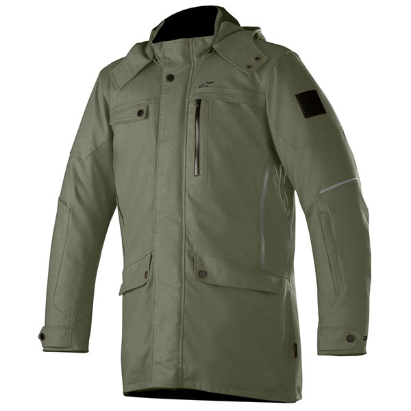 Image of Alpinestars Gordon Drystar Textile Over Jacket - Military Green
