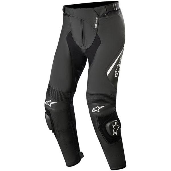 Image of Alpinestars Missile V2 Leather Jeans - Black / White