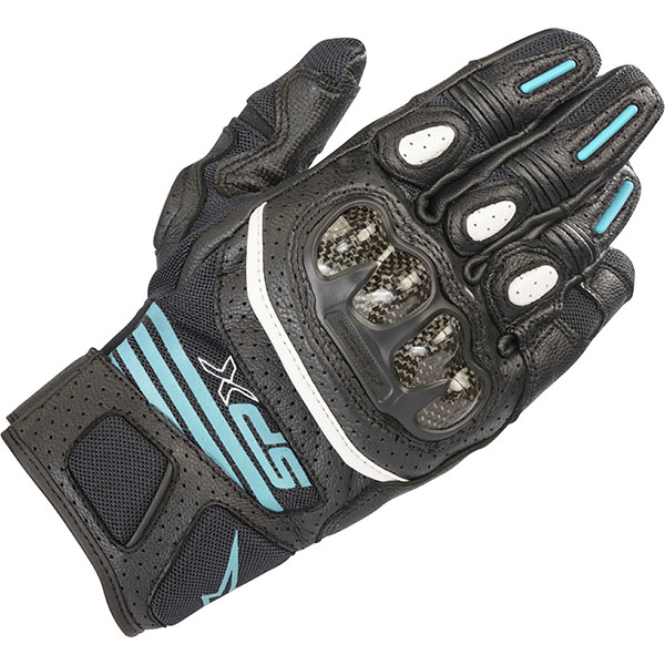 Image of Alpinestars Stella SP X Air Carbon V2 Gloves - Black / Teal