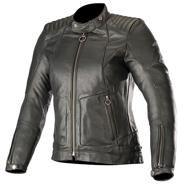 Image of Alpinestars Stella Gal Ladies Leather Jacket - Black