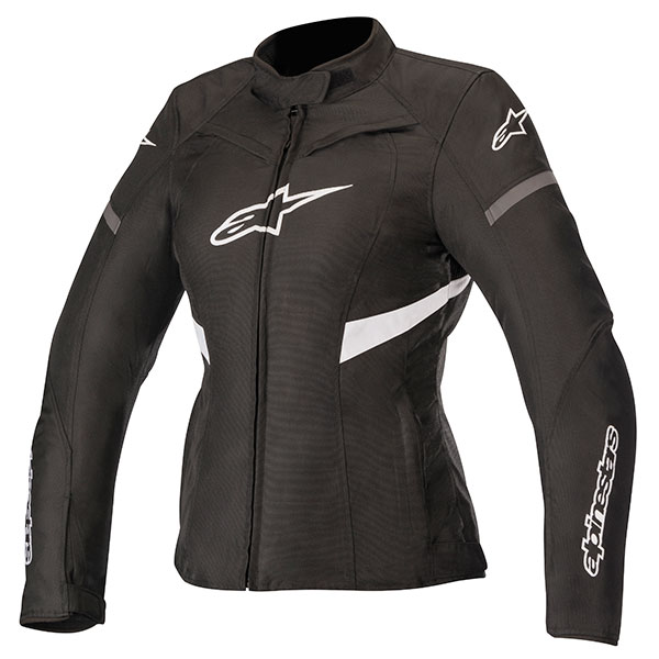 Image of Alpinestars Stella T-Kira Waterproof Textile Jacket - Black / White