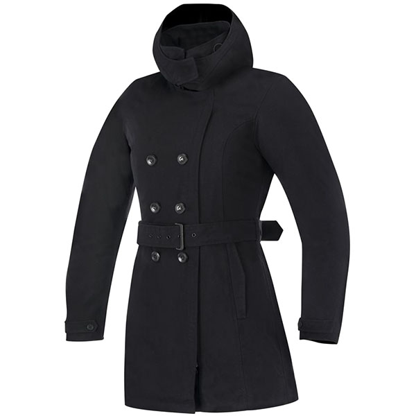Image of Alpinestars Isabel Drystar Textile Ladies Trench Coat - Black