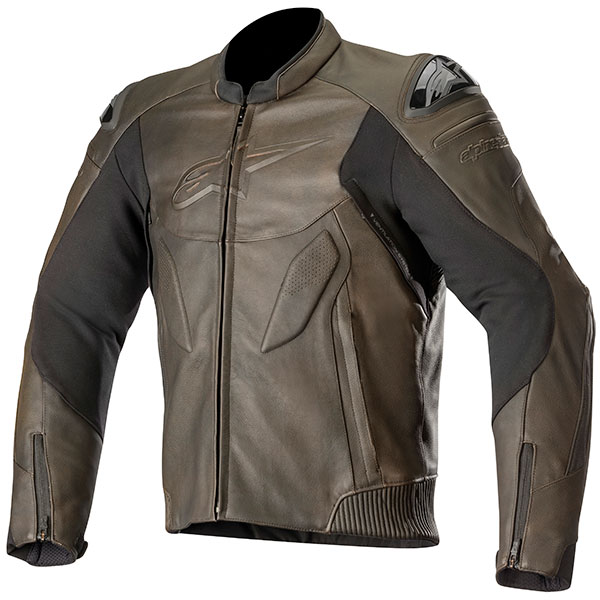 Image of Alpinestars Caliber Leather Jacket - Brown