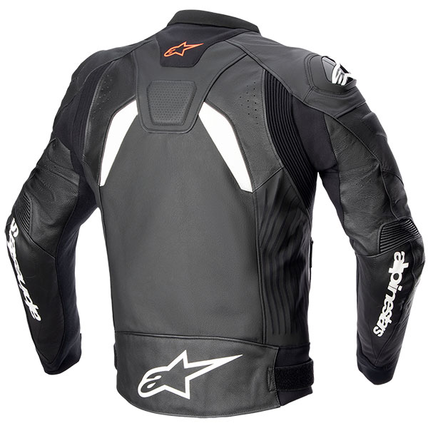 Alpinestars GP Plus V4 Leather Jacket - Black / White - FREE UK DELIVERY