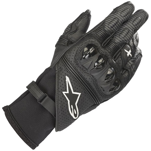 Image of Alpinestars GP X V2 Leather Gloves - Black