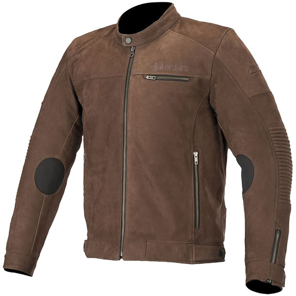 Image of Alpinestars Warhorse Leather Jacket - Tobacco Brown