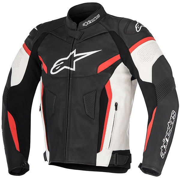 Alpinestars Gp Plus R V2 Leather Jacket Black White Red Free Alpinestars Gp Plus R V2 Leather Jacket Black White Red