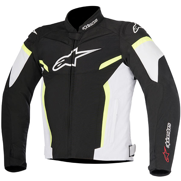 Alpinestars T Gp Plus R V2 Motorbike Textile Jacket Black White Alpinestars T Gp Plus R V2 Textile Jacket Black White Yellow