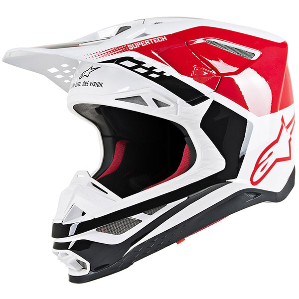 Image of Alpinestars Supertech M8 Triple - Red / White