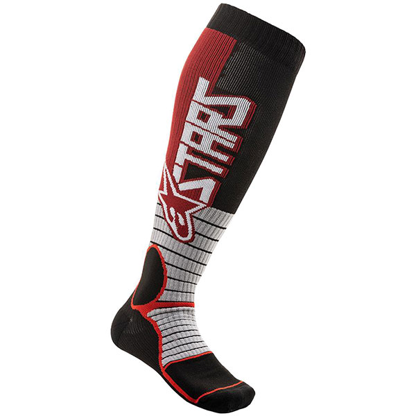 Image of Alpinestars MX Pro Socks - Burgundy / Black