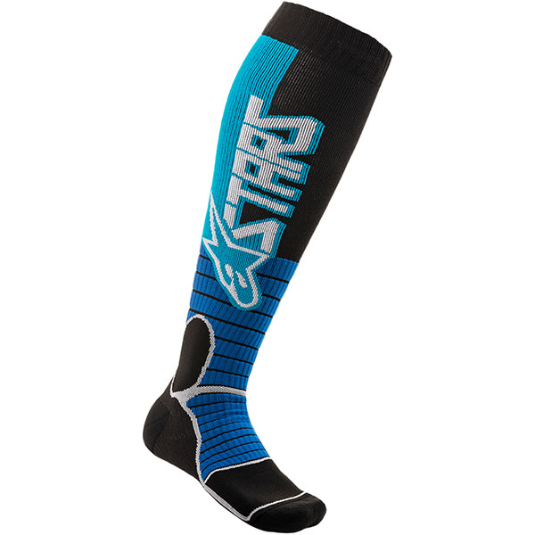 Image of Alpinestars MX Pro Socks - Cyan / Black