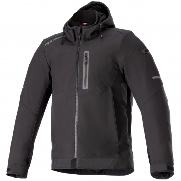 Alpinestars Neo Waterproof Hoodie - Black / Black - FREE UK DELIVERY