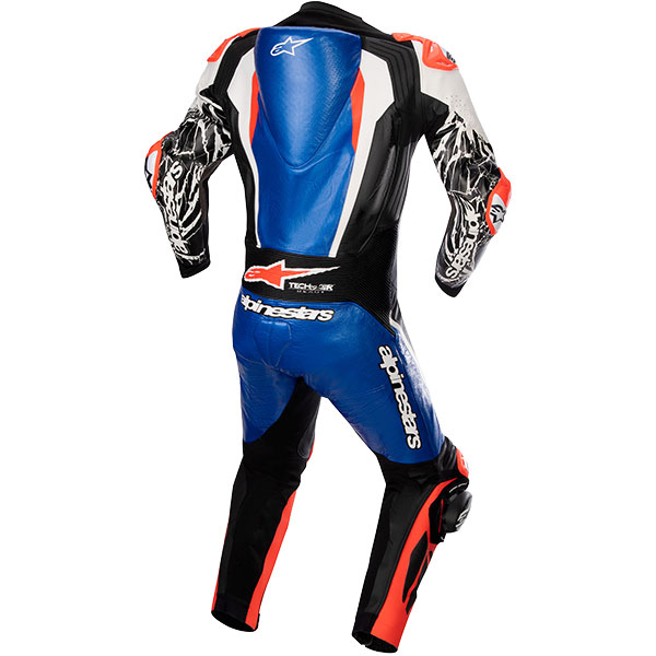 Alpinestars Racing Absolute V2 One Piece Leather Suit - Metallic Blue ...