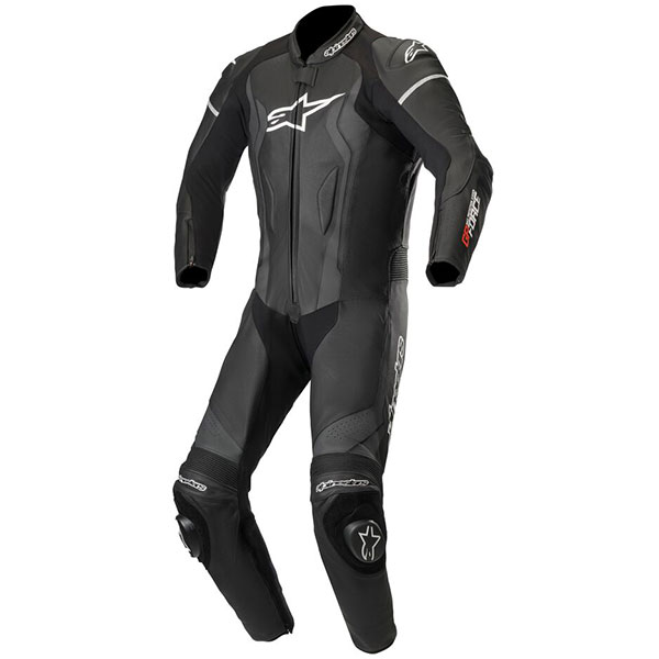 Image of Alpinestars GP Force Leather 1 Piece Suit - Black