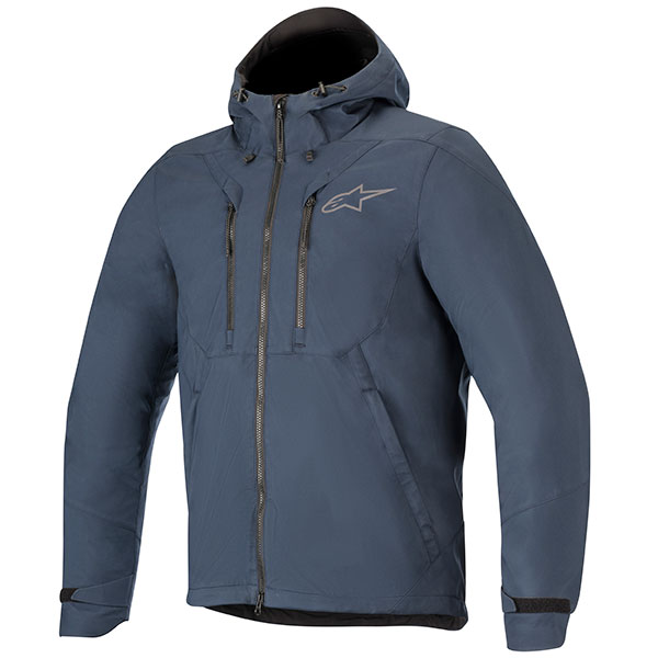 Image of Alpinestars Domino Tech Shell Textile Jacket - Navy Blue