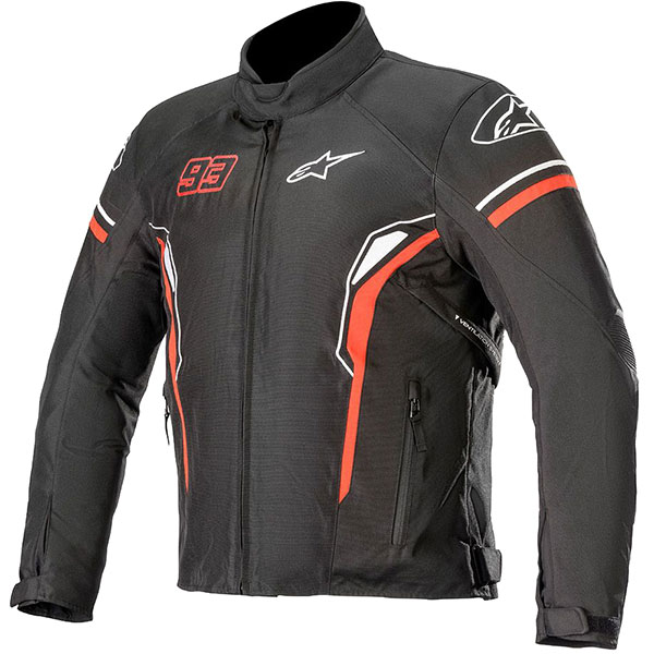 Image of Alpinestars Sepang Waterproof Textile Jacket - Black / Red / White