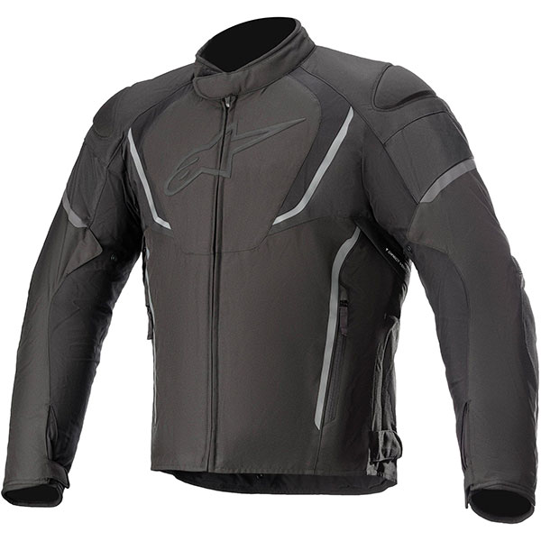 Image of Alpinestars T-Jaws V3 Waterproof Textile Jacket - Black / Black