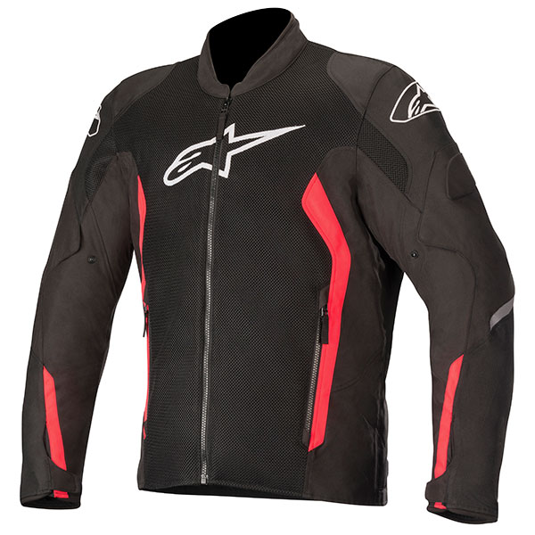 Image of Alpinestars Viper V2 Air Textile Jacket - Black / Fluo Red