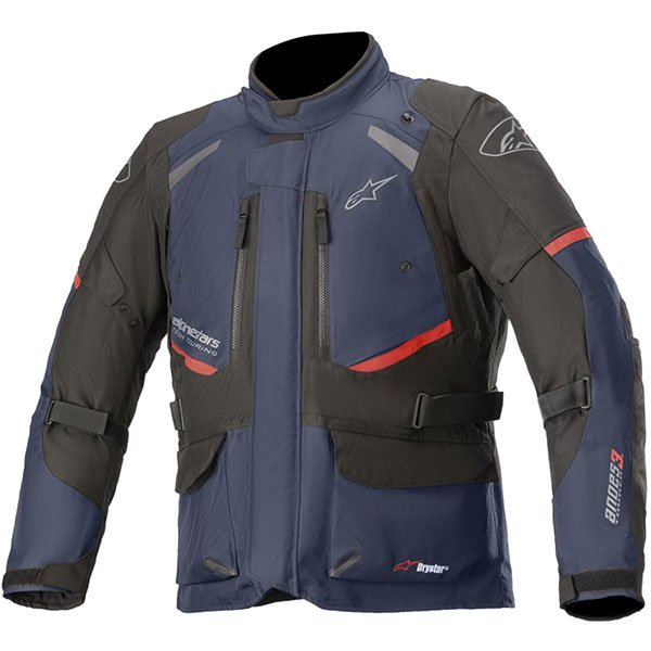 Image of Alpinestars Andes V3 Drystar Textile Jacket - Dark Blue / Black