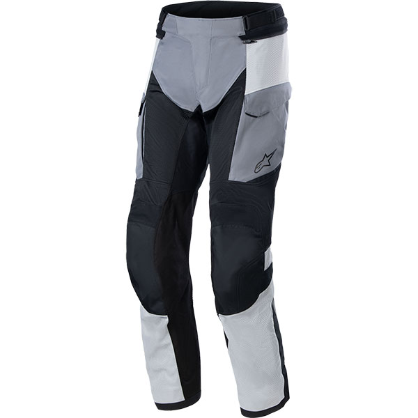 Alpinestars Andes Air Drystar Textile Trousers - Ice Grey / Dark Grey ...