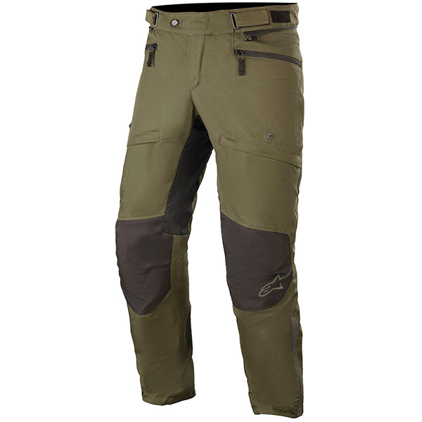 Image of Alpinestars AST-1 V2 Waterproof Textile Trousers - Forest / Black