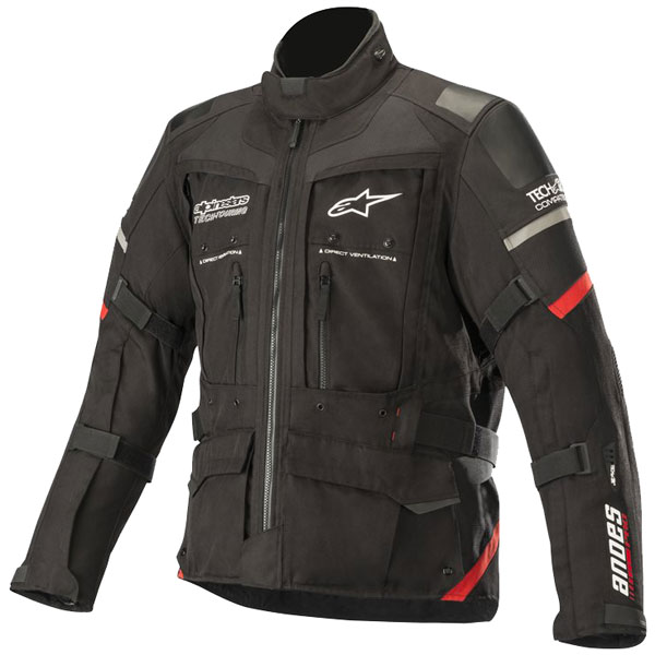 Image of Alpinestars Andes Pro Drystar Textile Jacket - Black / Red